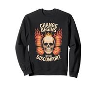 Inspirational Change Begins Motivational Style Sweatshirt