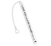 Inspirational Christian Bookmarks Gifts Metal Christian Bookmarks Gifts Bible Verse Bookmark for Reading Women Scripture Faith Book Marks Birthday Gift for Book Lovers