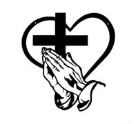 Inspirational Christian Cross Decor Metal 30x30cm(1)