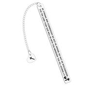 Inspirational Christian Metal Engraved Bookmark Communion Gifts for Women Men Religious Bookmark Bible Verse Bookmarks Baptism First Communion Gifts for Book Lovers Thanksgiving Graduation Birthday