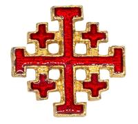 Inspirational Christian Pins | Great Gift for RCIA, Catholic Formation, First Holy Communion, and Confirmation | Religious Keepsake Lapel Pin with Card, S, Metal, no gemstone