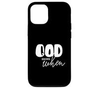 Inspirational Christian Saying God Knows When Quote Case for iPhone 12/12 Pro