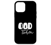 Inspirational Christian Saying God Knows When Quote Case for iPhone 12 mini