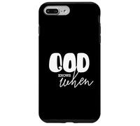 Inspirational Christian Saying God Knows When Quote Case for iPhone 7 Plus/8 Plus