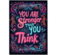 Inspirational Coloring Book - 11x8" Hand Painted Books with Positive Phrases for Adults | Inspirational Text, Relaxing Tool for Those Seeking Comfort and Relaxation (20 page