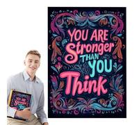 Inspirational Coloring Book - Adult Positive Phrases Hand Painted Designs, Uplifting Motivational Quotes for Relaxation, Stress Relief, Creative Coloring Tool for Comfort Mindfulness