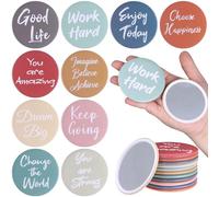 Inspirational Compact Mirror, Bulk Pack for Employees, Appreciation Gifts, Thank You, 3" Round Small Mirror, Portable Compact Mirror, Gifts for Women, Teammates,