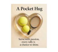 Inspirational Competition Cards - Compact , Athletic Hug Symbol, Sports Ball | Player Admirers Colleagues General Practice Stadium Campion Exercise Days