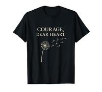 Inspirational Courage Dear Heart Dandelion Self Care T-Shirt