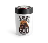 Inspirational Courageous Christians Faithfulness Prospering Prayer Line Can Holder 12oz