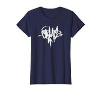 Inspirational Create Novelty Vintage Graffiti T Shirt T-Shirt, Women, Navy Blue, X-Large