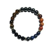 Inspirational Crystal Bracelets For And Enhance Self Confidence Sunstone Beaded Energy Jewelry Daily Wear Unisex Inspirational (Black, 12cm)