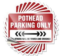 Inspirational Decal Aesthetic Decals, Entryway Decor Cute Pattern Design for Billiards Notebook | Wall Removable Vinyl Pothead Parking Only(12X18CM)