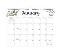 Inspirational Desk Calendar 2022 2025/01 To 2026/06 For Record For Decoration Simplicity Style Calendar Desk Wall (White, 37. 5x29cm)