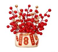 Inspirational Earthenware Jar Ornament for Bringing Joy to Your Space During the Spring Festival (E)