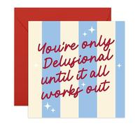 Inspirational Encouragement Card for Him Her - Motivational Positive Uplifting Message Confidence Boost Cheer Up Supportive Friend Colleague Brother Sister Son Daughter Wife Husband BFF Women Men