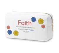 Inspirational Faith Gifts Makeup Bag Christian Gifts for Women Bible Religious Motivational Gifts Bible Verse Gift Prayers Cosmetic Pouch Encouragement Spiritual Gifts for Coworker Friend Baptism Gift
