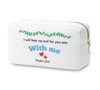 Inspirational Faith Quotes Makeup Bag Bible Verse Gifts Christian Encouragement Gifts Motivational Gifts for Daughter Faith Gifts Religious Birthday Gifts Cosmetic Pouch Scripture Gifts for Friends