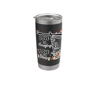 Inspirational Faithful Amazing Love Stainless Steel Insulated Tumbler