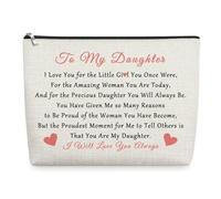 Inspirational Gift for Daughters Makeup Bags Daughter Birthday from Mum