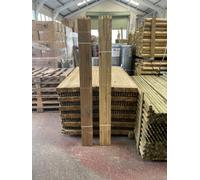 Inspirational Gifting 10 X Square & Pointed Wooden Hc4 Pressure Treated Tree Stakes/posts - 1.8M Tall X 32mm Wide