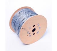 Inspirational Gifting 250M Roll Of 4mm Diameter Galvanised Mild Steel Line Or Straining Wire In A Handy Spool