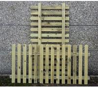 Inspirational Gifting 2X Picket Garden Fence Panels 90Cm (3Ft) Tall X 1.8M (6Ft) Hand Built Treated Wood