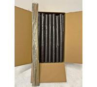 Inspirational Gifting 50 Brown Spiral Tree Guards With Canes - 60Cm X 38mm