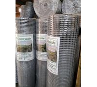 Inspirational Gifting 90Cm Tall Aviary Wire Mesh Galvanised Bird Fencing 1 Inch X 1/2 Inch Rectangle - 30M Roll