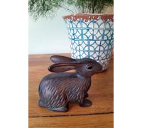 Inspirational Gifting Baby Rabbit Sculpture Ornament in Bronze effect Aluminium Inspirational Gifting Bronze