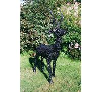 Inspirational Gifting Beautiful 1.2M (4Ft) Standing Filigree Stag Deer Ornament
