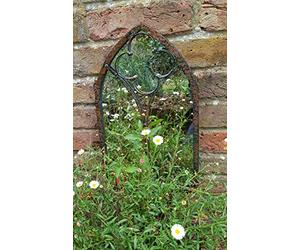 Inspirational Gifting Beautiful Leavesdon mirror wall art plaque for garden indoors or outdoors BA239
