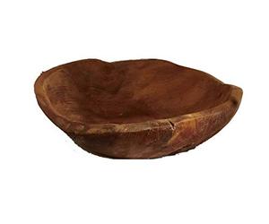 Inspirational Gifting Delightful Contemporary Rustic Wooden Serving or Display Bowls Carved from The Roots of Giant Teak Trees