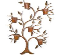 Inspirational Gifting Medium Plant Pot Wall Hanger in a Rustic Copper Finish 115cm Tall in Bronze Inspirational Gifting Bronze Medium