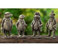 Miniature Character Ornaments from Wind in the Willows Inspirational Gifting Bronze One Size