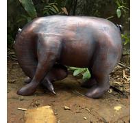 Inspirational Gifting Miniature Eeyore Garden & Home Sculpture Ornament in Bronze Inspirational Gifting Bronze