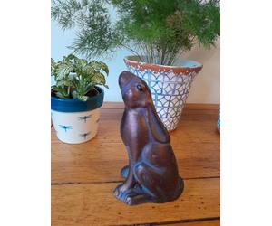 Inspirational Gifting Miniature Moongazing Hare Garden Sculpture Ornament