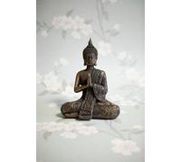 Inspirational Gifting Mystic Thai Buddha Sculpture In Lotus Position Bronze