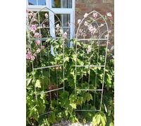 Inspirational Gifting Pair of Verdigris Arched Trellis in Green Inspirational Gifting Green