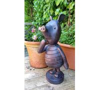 Inspirational Gifting Piglet Garden Sculpture Ornament Decor Statue Large