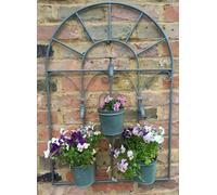 Inspirational Gifting Plant Pot Wall Hanger with 3 Decorative Taps - 84cm tall!