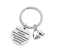 Inspirational Gifts Don't Be Discouraged Keychain Keyring Birthday Graduation Christmas Encouragement Gifts, Don’t Compare, Medium