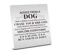 Inspirational Gifts for Dog Lover Home Office Decor for Pet Lover Dog Owner Gifts for Women Ideal Gifts for Dog Lovers Motivational Home Office Desk Decor Positive Gift for Friend Gifts