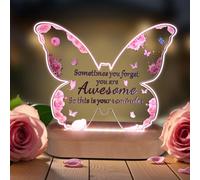 Inspirational Gifts for Women Butterfly Shaped Acrylic Plaque Proud of You Appreciation Gifts for Family Best Friends Colleague Boss Teacher
