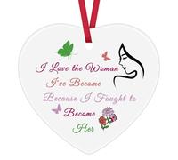 Inspirational Gifts for Women Ceramic Ornament Keepsake Sign with Inspirational Quotes Motivational Gifts for Women Christmas Birthday Gifts for Friend Sister Wife Mum Grandma