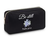 Inspirational Gifts for Women Christian Makeup Bag Religious Christian Gifts for Women Encourage Gifts for Women Friends Sister Teen Girls Spiritual Gifts for Women Travel Makeup Punch