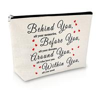 Inspirational Gifts for Women Colleague Leaving Gifts Makeup Bag Motivational Gifts Birthday Gifts for Best Friends Thank You Gifts for Boss Graduation Gift for Girls Her Cosmetic Bag Christmas Gifts