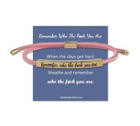 Inspirational Gifts for Women, Dont Let The Hard Days Win Gifts, Personalized Inspirational Tube Bracelets for Friends Female Friendship Birthday Meaningful Gift for Her, One Size, Stainless Steel