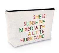 Inspirational Gifts for Women Encouragement Makeup Bag Positive Affirmations Uplifting Encouragement Gifts for Women Girl Teacher Travel Cosmetic Bag Birthday Gift for Best Friend BFF Bestie Sister