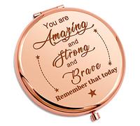 Inspirational Gifts for Women Girls Compact Mirror Motivational Birthday Gift for Her Daughter Friends Granddaughter Coworkers Personal Mirror Friendship Gift Graduation Gift Travel Makeup Mirror